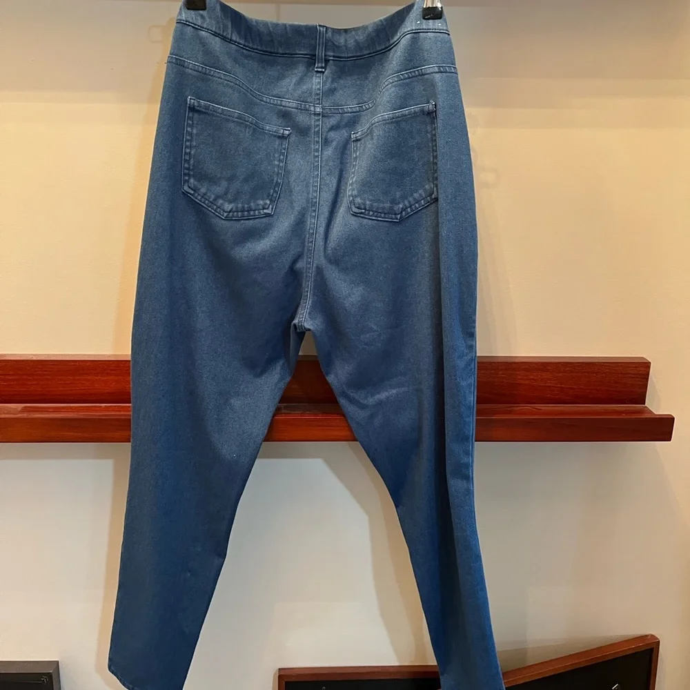 Rachel Zoe 2xl Classic Blue legging stretch Straight Jeans - Picture 3 of 9